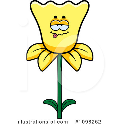 Royalty-Free (RF) Daffodil Clipart Illustration by Cory Thoman - Stock Sample #1098262