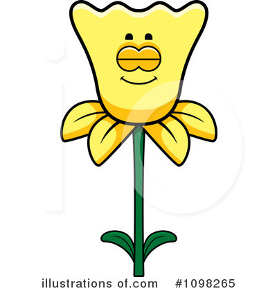 Royalty-Free (RF) Daffodil Clipart Illustration by Cory Thoman - Stock Sample #1098265