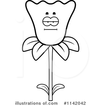 Royalty-Free (RF) Daffodil Clipart Illustration by Cory Thoman - Stock Sample #1142042