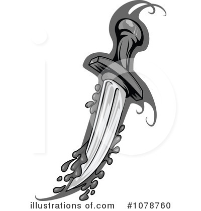 Royalty-Free (RF) Dagger Clipart Illustration by Vector Tradition SM - Stock Sample #1078760