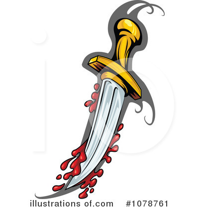Royalty-Free (RF) Dagger Clipart Illustration by Vector Tradition SM - Stock Sample #1078761