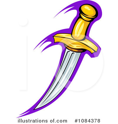 Royalty-Free (RF) Dagger Clipart Illustration by Vector Tradition SM - Stock Sample #1084378