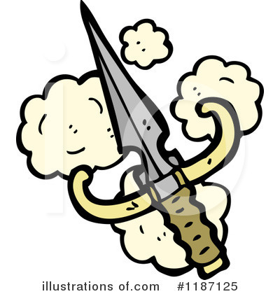 Royalty-Free (RF) Dagger Clipart Illustration by lineartestpilot - Stock Sample #1187125