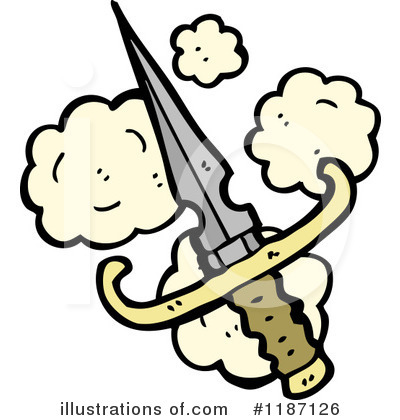 Royalty-Free (RF) Dagger Clipart Illustration by lineartestpilot - Stock Sample #1187126