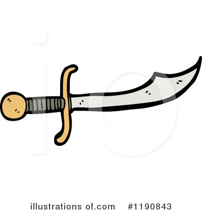 Royalty-Free (RF) Dagger Clipart Illustration by lineartestpilot - Stock Sample #1190843