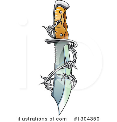 Daggers Clipart #1304350 by Vector Tradition SM