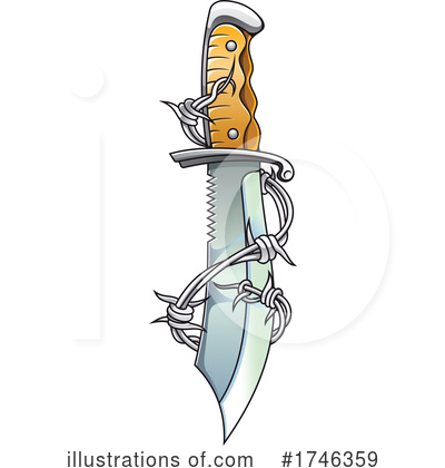 Daggers Clipart #1746359 by Vector Tradition SM