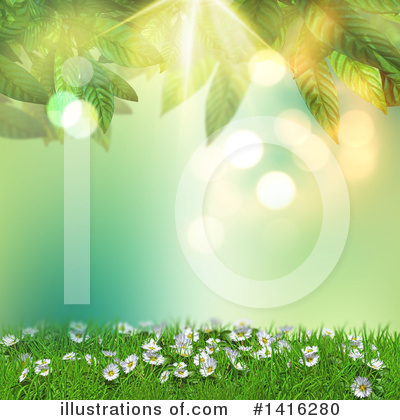 Wildflowers Clipart #1416280 by KJ Pargeter