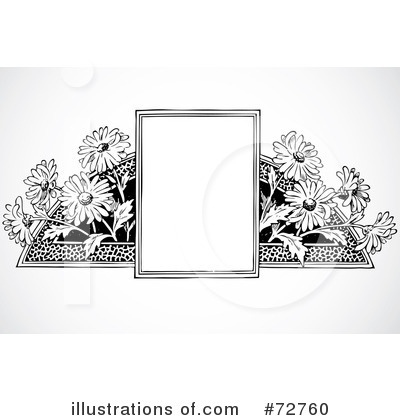 Royalty-Free (RF) Daisies Clipart Illustration by BestVector - Stock Sample #72760