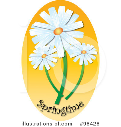 Daisies Clipart #98428 by Pams Clipart