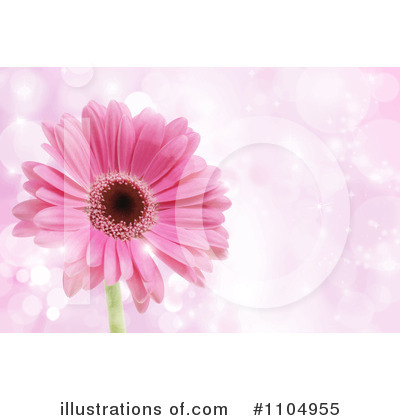 Royalty-Free (RF) Daisy Clipart Illustration by KJ Pargeter - Stock Sample #1104955