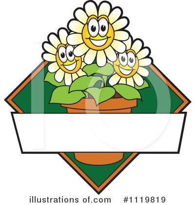 Daisy Clipart #1119819 by Mascot Junction