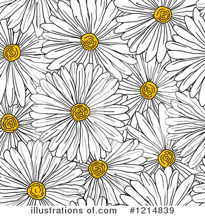 Royalty-Free (RF) Daisy Clipart Illustration by Vector Tradition SM - Stock Sample #1214839