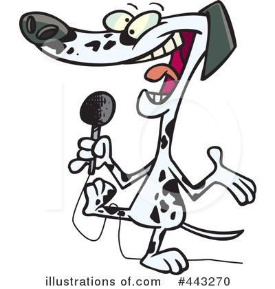Royalty-Free (RF) Dalmatian Clipart Illustration by toonaday - Stock Sample #443270