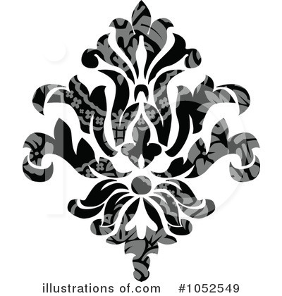 Royalty-Free (RF) Damask Clipart Illustration by BestVector - Stock Sample #1052549