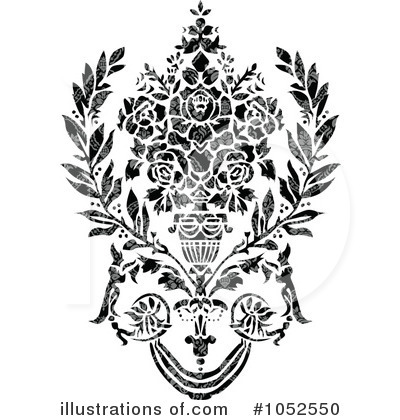 Royalty-Free (RF) Damask Clipart Illustration by BestVector - Stock Sample #1052550