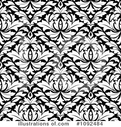 Royalty-Free (RF) Damask Clipart Illustration by Vector Tradition SM - Stock Sample #1092484