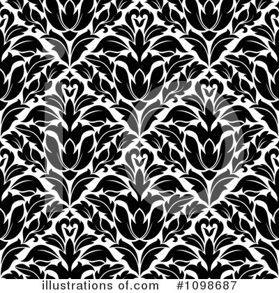 Royalty-Free (RF) Damask Clipart Illustration by Vector Tradition SM - Stock Sample #1098687