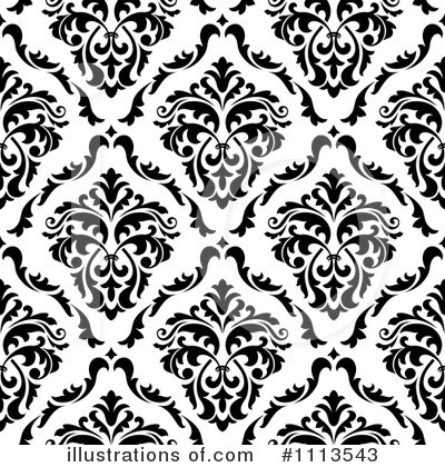 Royalty-Free (RF) Damask Clipart Illustration by Vector Tradition SM - Stock Sample #1113543