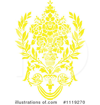 Royalty-Free (RF) Damask Clipart Illustration by BestVector - Stock Sample #1119270