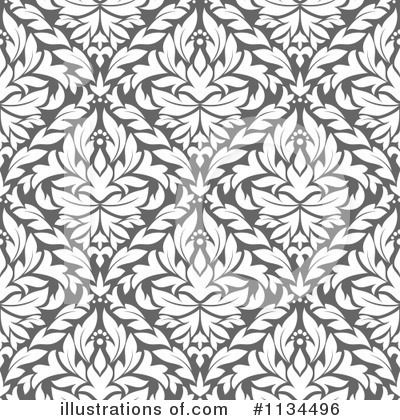 Royalty-Free (RF) Damask Clipart Illustration by Vector Tradition SM - Stock Sample #1134496
