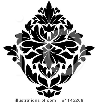 Royalty-Free (RF) Damask Clipart Illustration by Vector Tradition SM - Stock Sample #1145269