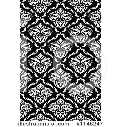 Royalty-Free (RF) Damask Clipart Illustration by Vector Tradition SM - Stock Sample #1146247