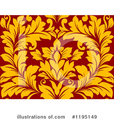 Royalty-Free (RF) Damask Clipart Illustration by Vector Tradition SM - Stock Sample #1195149