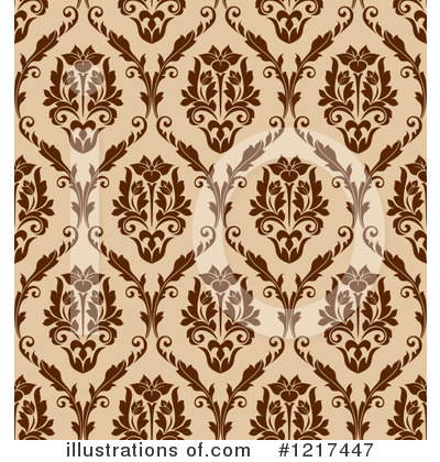 Royalty-Free (RF) Damask Clipart Illustration by Vector Tradition SM - Stock Sample #1217447