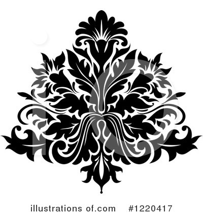 Royalty-Free (RF) Damask Clipart Illustration by Vector Tradition SM - Stock Sample #1220417