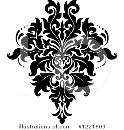Royalty-Free (RF) Damask Clipart Illustration by Vector Tradition SM - Stock Sample #1221609