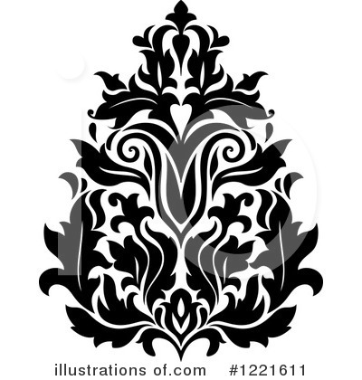 Royalty-Free (RF) Damask Clipart Illustration by Vector Tradition SM - Stock Sample #1221611