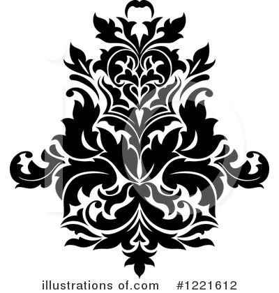 Royalty-Free (RF) Damask Clipart Illustration by Vector Tradition SM - Stock Sample #1221612