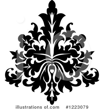 Royalty-Free (RF) Damask Clipart Illustration by Vector Tradition SM - Stock Sample #1223079