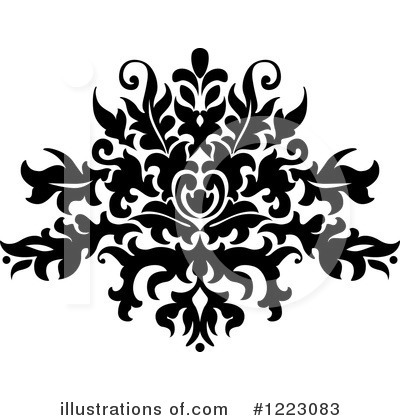 Royalty-Free (RF) Damask Clipart Illustration by Vector Tradition SM - Stock Sample #1223083