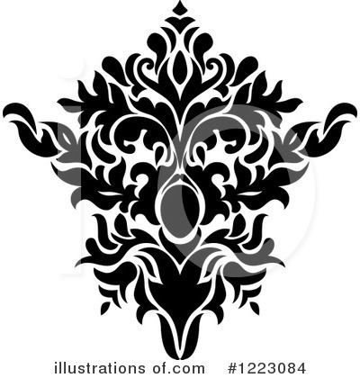 Royalty-Free (RF) Damask Clipart Illustration by Vector Tradition SM - Stock Sample #1223084