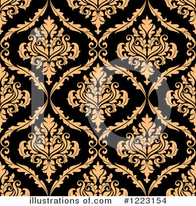 Royalty-Free (RF) Damask Clipart Illustration by Vector Tradition SM - Stock Sample #1223154
