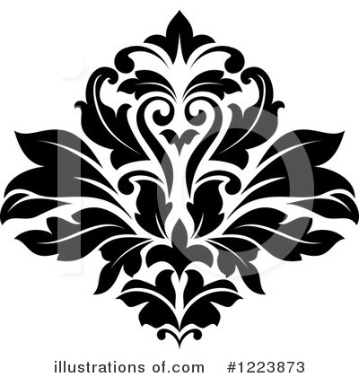 Royalty-Free (RF) Damask Clipart Illustration by Vector Tradition SM - Stock Sample #1223873