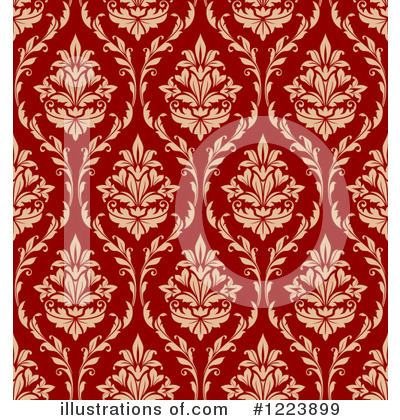 Royalty-Free (RF) Damask Clipart Illustration by Vector Tradition SM - Stock Sample #1223899