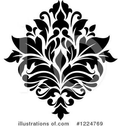 Royalty-Free (RF) Damask Clipart Illustration by Vector Tradition SM - Stock Sample #1224769