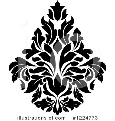 Royalty-Free (RF) Damask Clipart Illustration by Vector Tradition SM - Stock Sample #1224773