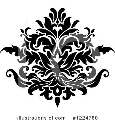 Royalty-Free (RF) Damask Clipart Illustration by Vector Tradition SM - Stock Sample #1224780