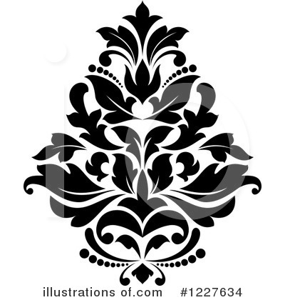 Royalty-Free (RF) Damask Clipart Illustration by Vector Tradition SM - Stock Sample #1227634