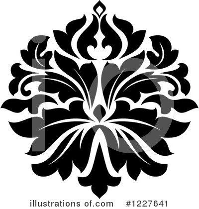 Royalty-Free (RF) Damask Clipart Illustration by Vector Tradition SM - Stock Sample #1227641
