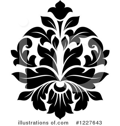 Royalty-Free (RF) Damask Clipart Illustration by Vector Tradition SM - Stock Sample #1227643