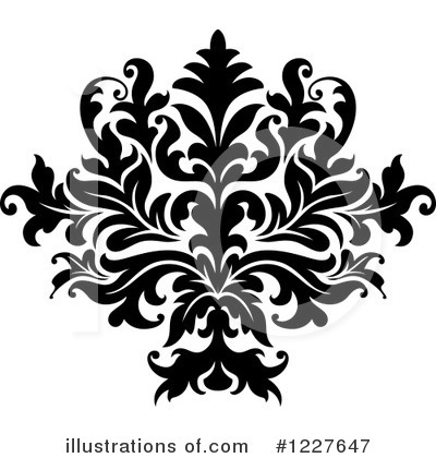 Royalty-Free (RF) Damask Clipart Illustration by Vector Tradition SM - Stock Sample #1227647