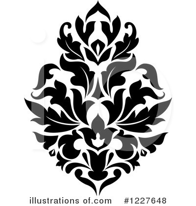 Royalty-Free (RF) Damask Clipart Illustration by Vector Tradition SM - Stock Sample #1227648