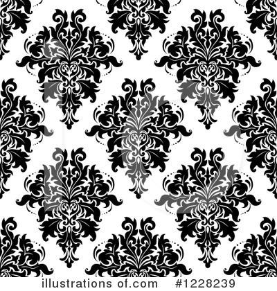 Royalty-Free (RF) Damask Clipart Illustration by Vector Tradition SM - Stock Sample #1228239
