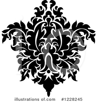 Royalty-Free (RF) Damask Clipart Illustration by Vector Tradition SM - Stock Sample #1228245