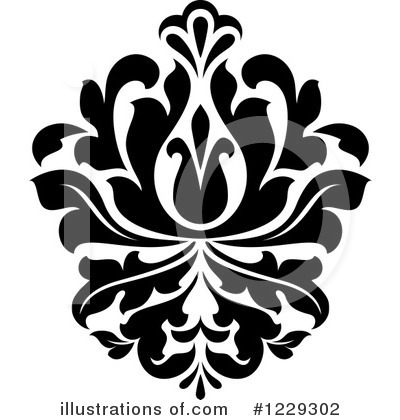 Royalty-Free (RF) Damask Clipart Illustration by Vector Tradition SM - Stock Sample #1229302